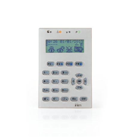 NCODE / GB - CLAVIER LCD BLANC INIM