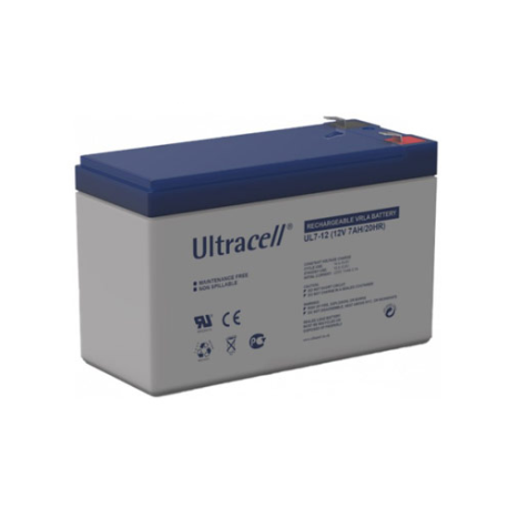 UL7-12 - Batterie VRLA 12 V 7 Ah F1 - ULTRACELL