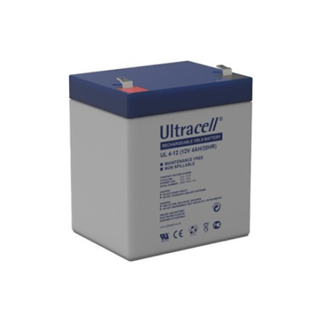 UL4-12 - Batterie VRLA 12 V 4 Ah F1 - ULTRACELL