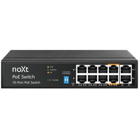 Commutateur PoE P8P2UP-100W 8P 100W RJ45...