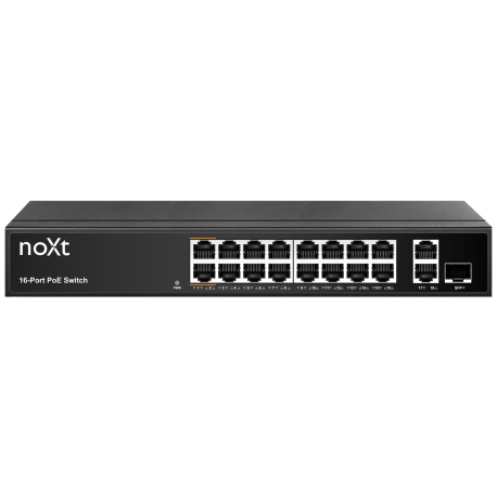 Commutateur PoE P16P2UP-160W 16 ports 160 W...