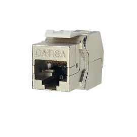 JKS09-SC6A - Cric blindé argenté CAT6A Keystone