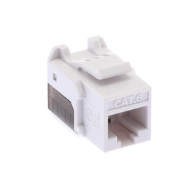 JKA09-UC6 - CÂBLE JACK KEYSTONE CAT6 BLANC NON BLINDÉ (25...