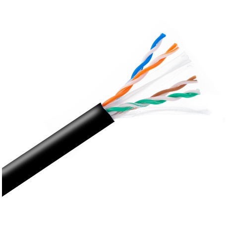 CLB04-UC6-PE-9005 Câble d'extension CAT6 UTP...