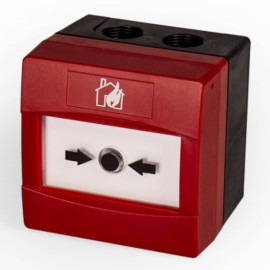 EC0011E BOUTON-POUSSOIR ADRESSABLE ROUGE IP67...