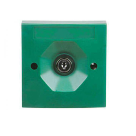 ICK010G - BOUTON-POUSSOIR À CLÉ (VERT) INIM