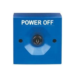 ICK010B - BOUTON-POUSSOIR À CLÉ (BLEU) INIM