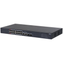 CS4218-16ET-190 SW 16P 100M PoE 190W+2×SFP/2×1G CLOUD DAHUA