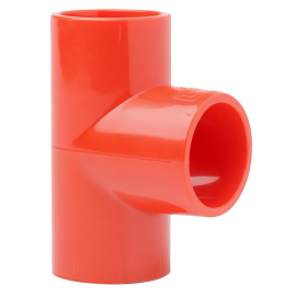 SATE400250RS - RACCORD EN T ROUGE EN ABS EN61386-1 (LOT...